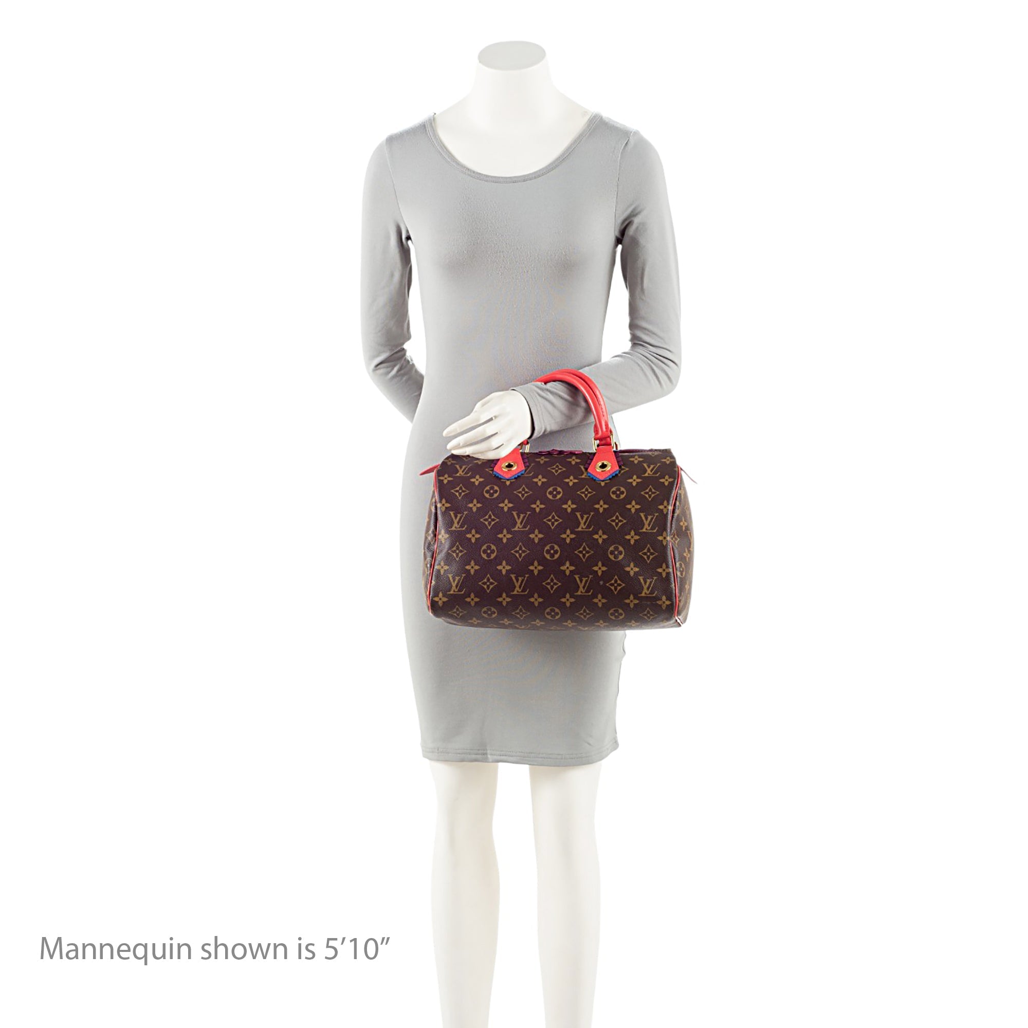 Louis Vuitton Limited Edition Monogram Canvas Totem Speedy 30 Satchel