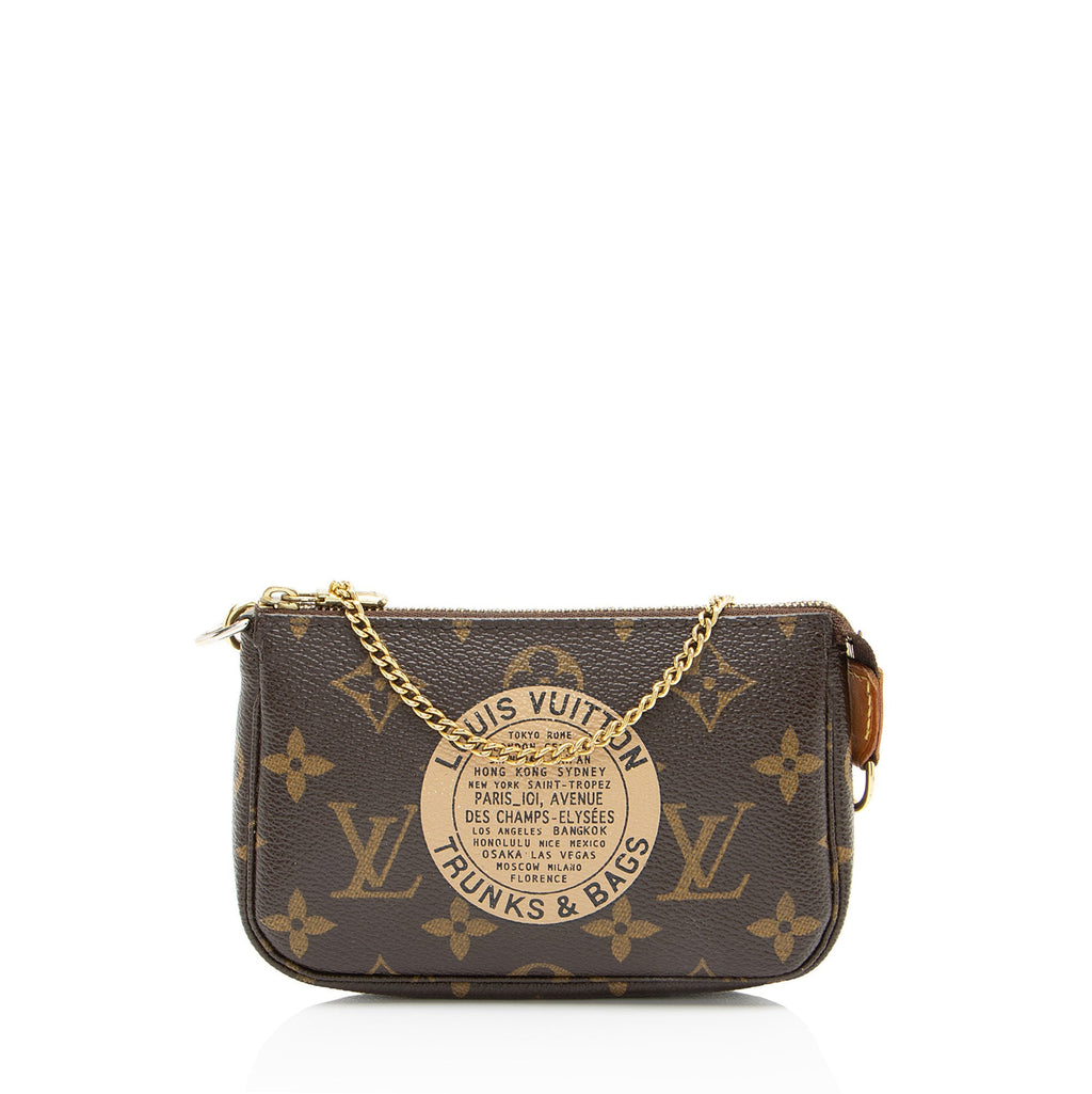 Louis Vuitton Limited Edition Monogram Canvas Trunks & Bags Mini Pochette Accessoires