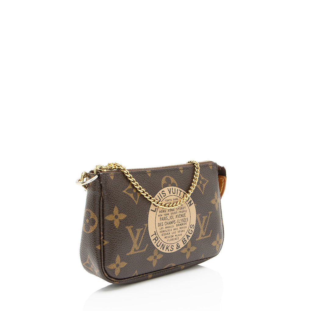 Louis Vuitton Limited Edition Monogram Canvas Trunks & Bags Mini Pochette Accessoires
