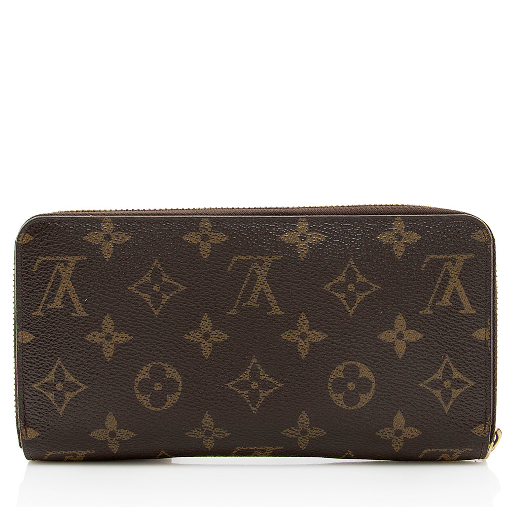 Louis Vuitton Limited Edition Monogram Canvas V Zippy Wallet (SHF-17927)