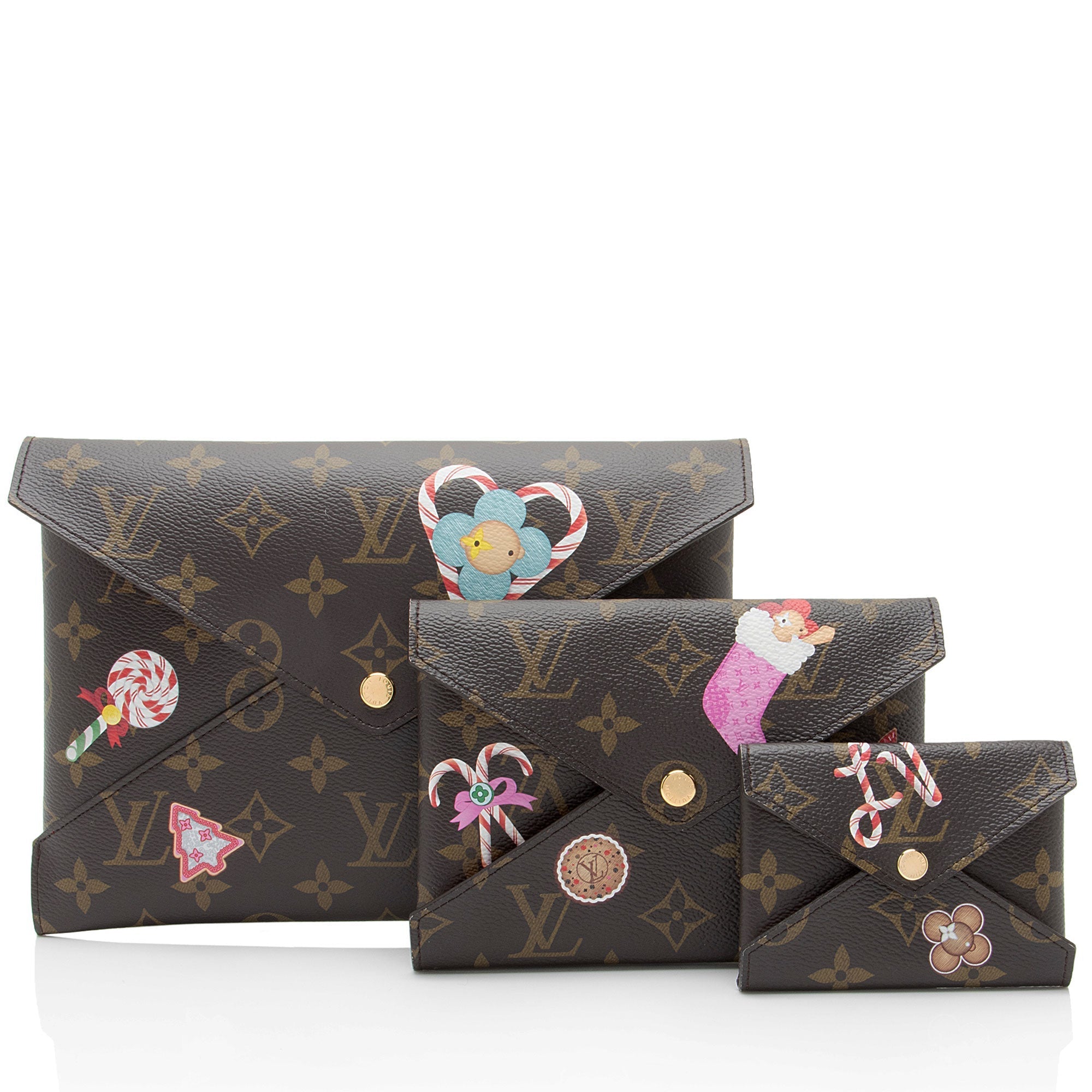 Louis Vuitton Limited Edition Monogram Canvas Vivienne Candy Factory Kirigami Pouch
