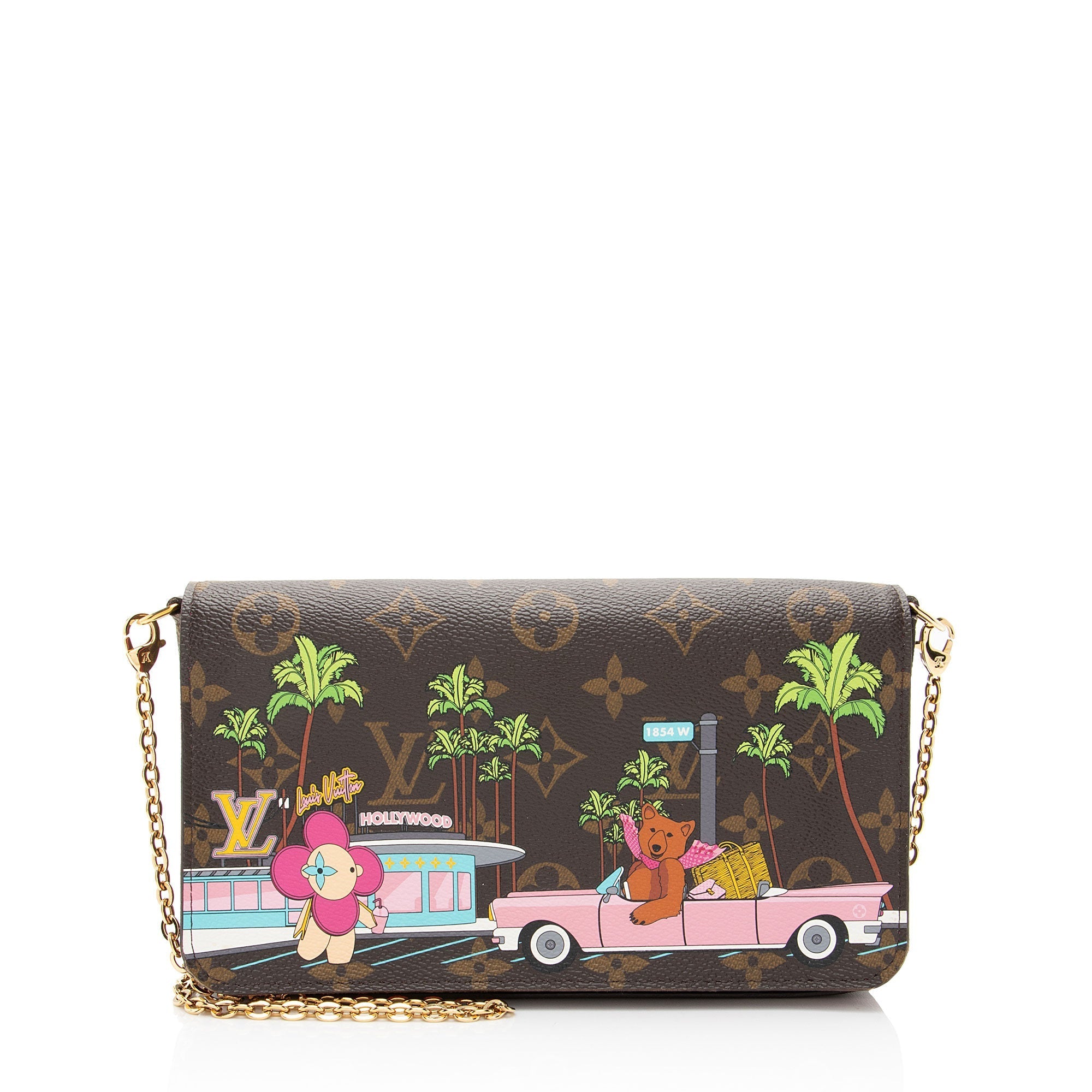 Louis Vuitton Limited Edition Monogram Canvas Vivienne Hollywood Felicie Pochette