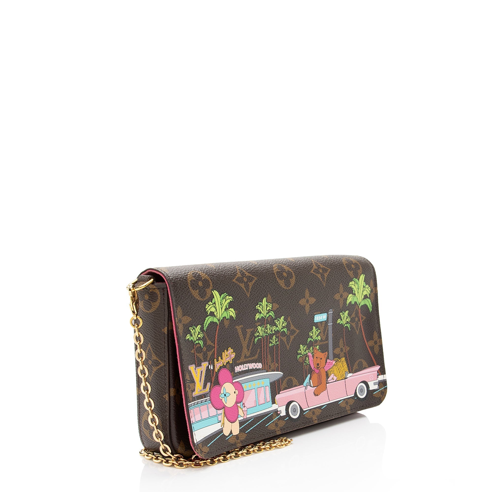 Louis Vuitton Limited Edition Monogram Canvas Vivienne Hollywood Felicie Pochette