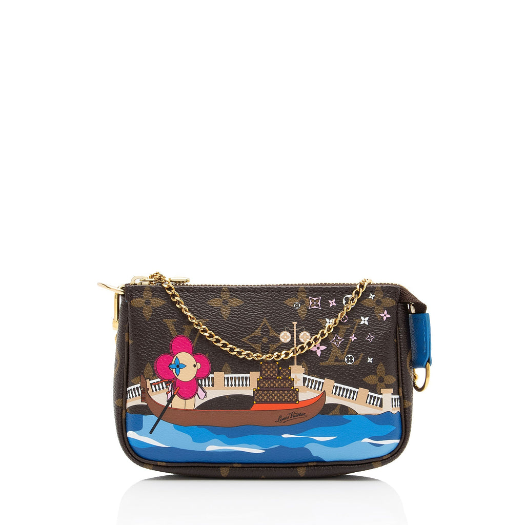 Louis Vuitton Limited Edition Monogram Canvas Vivienne Mini Pochette Accessoires (SHF-fOwdXI)