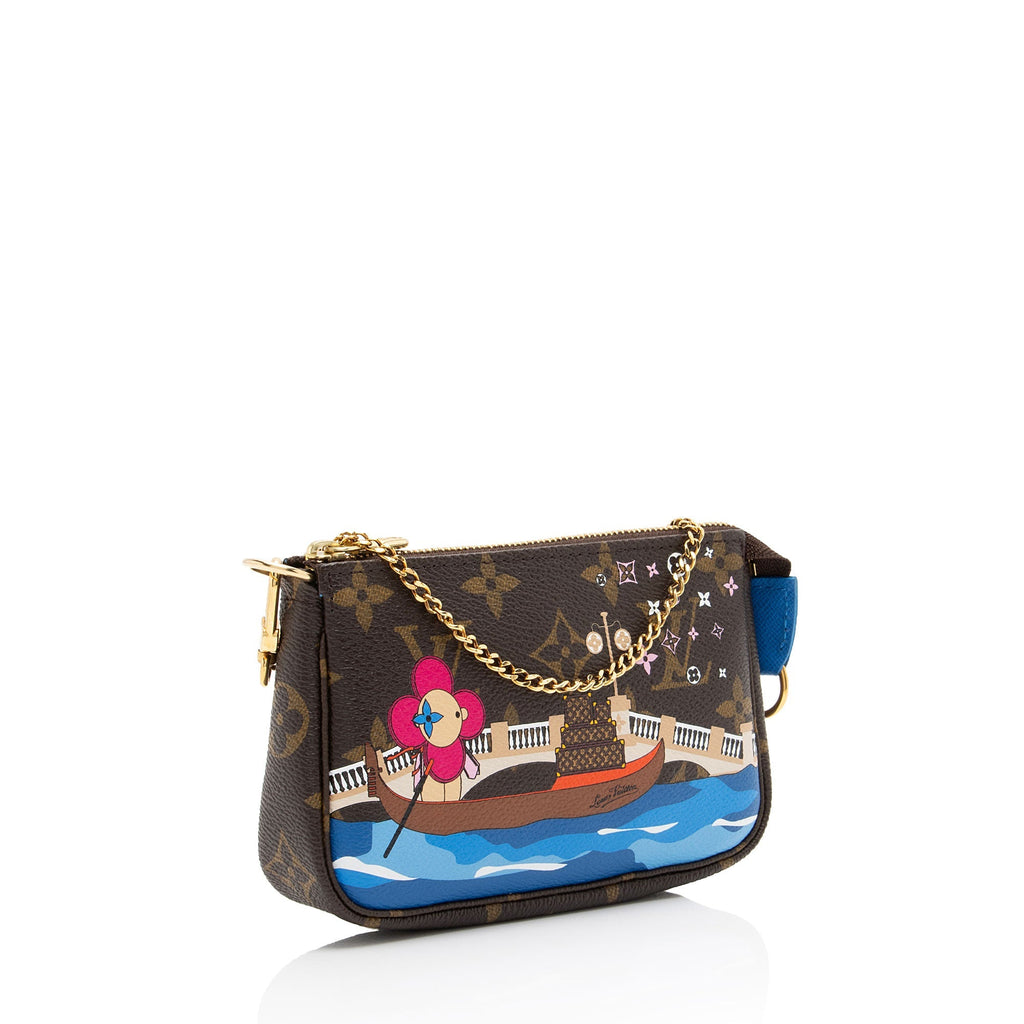 Louis Vuitton Limited Edition Monogram Canvas Vivienne Mini Pochette Accessoires (SHF-fOwdXI)