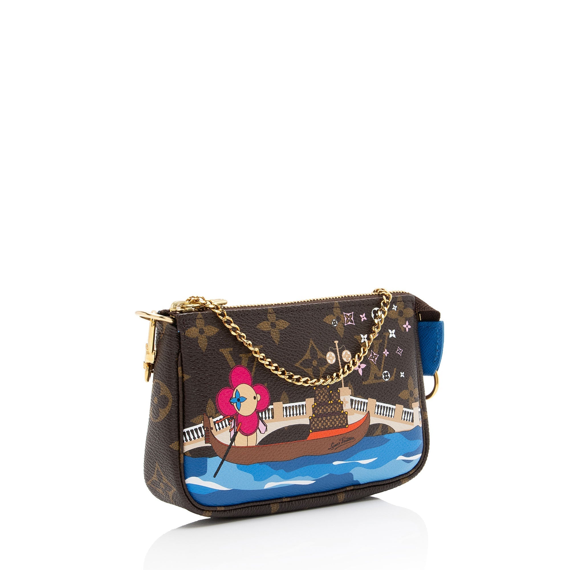 Louis Vuitton Limited Edition Monogram Canvas Vivienne Mini Pochette Accessoires (SHF-fOwdXI)