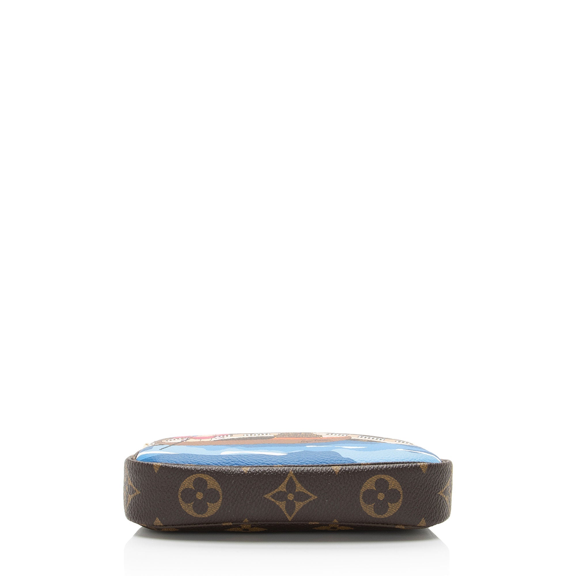 Louis Vuitton Limited Edition Monogram Canvas Vivienne Mini Pochette Accessoires (SHF-eyekg1)