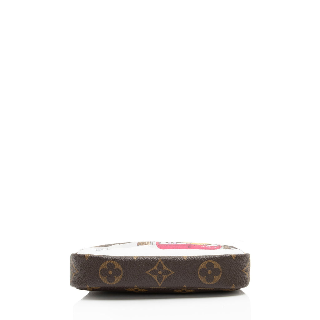 Louis Vuitton Limited Edition Monogram Canvas Vivienne Mini Pochette Accessoires
