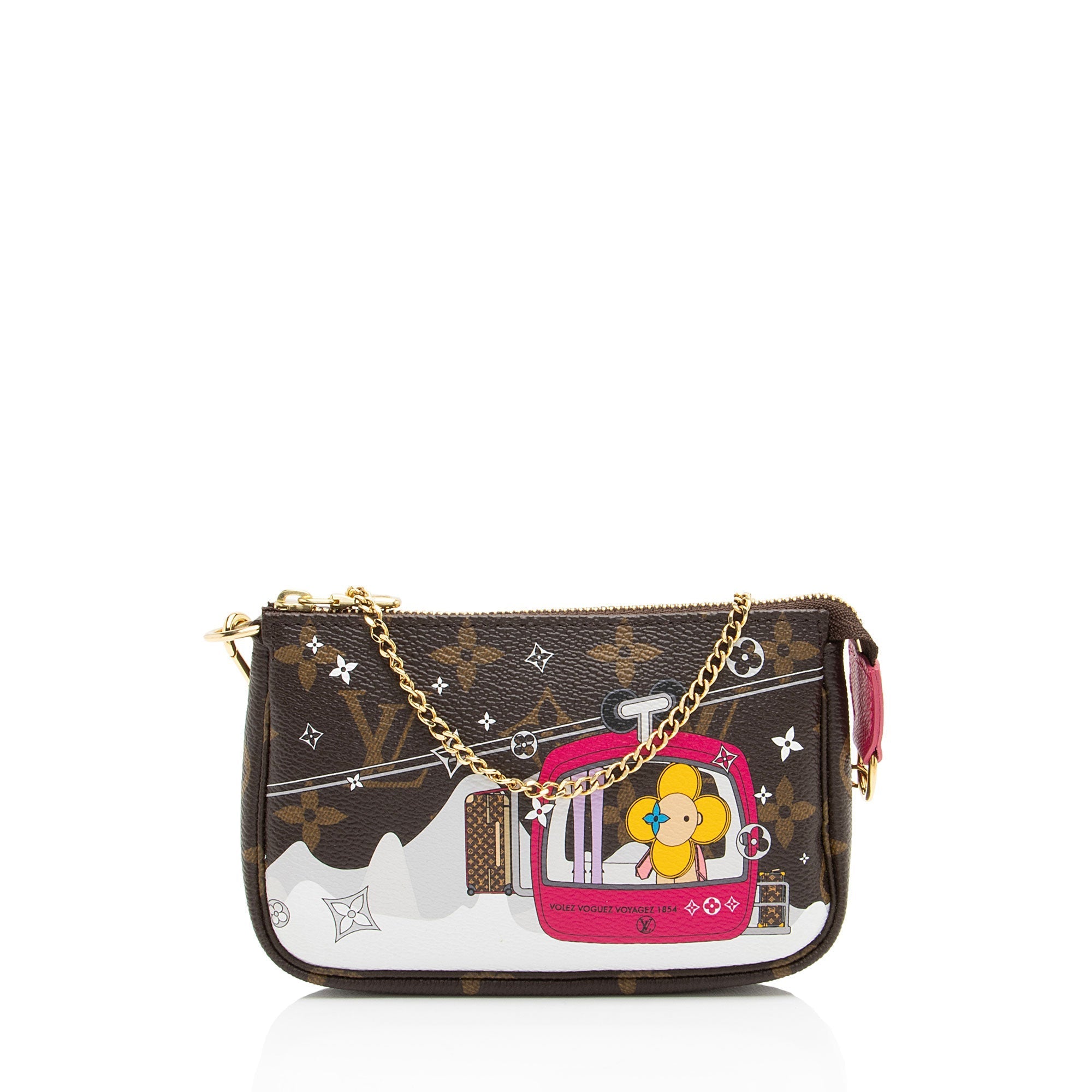 Louis Vuitton Limited Edition Monogram Canvas Vivienne Mini Pochette Accessoires