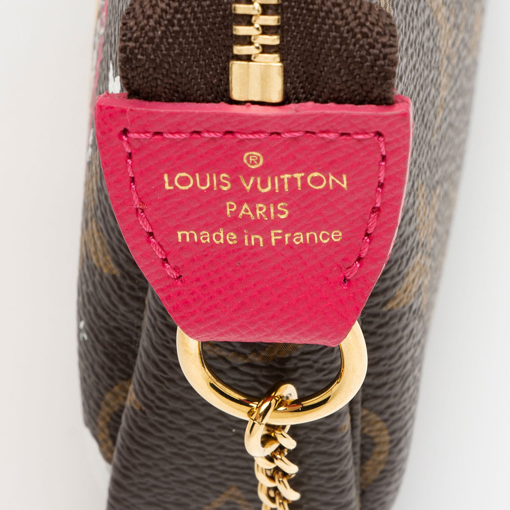 Louis Vuitton Limited Edition Monogram Canvas Vivienne Mini Pochette Accessoires