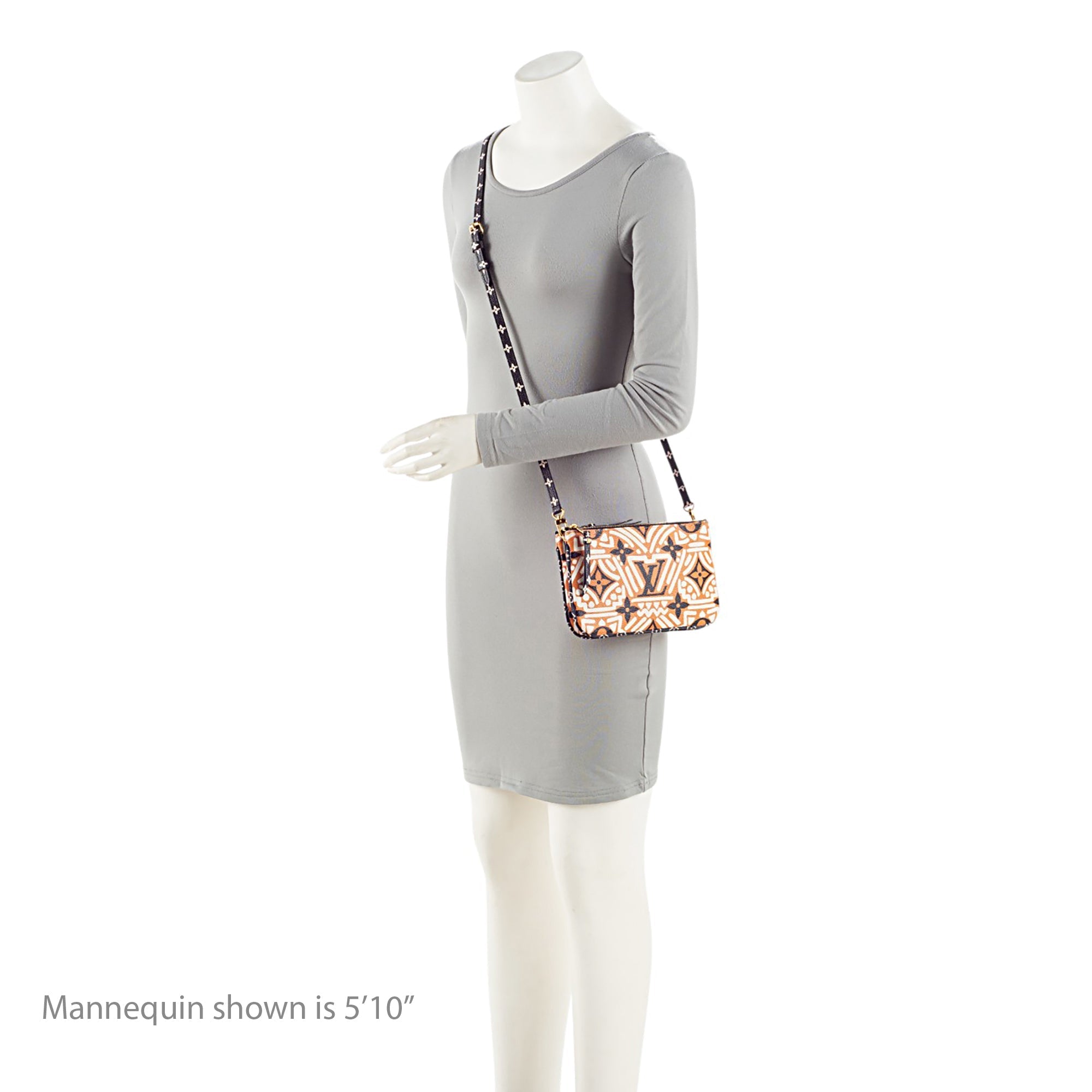 Louis Vuitton Limited Edition Monogram Crafty Double Zip Pochette