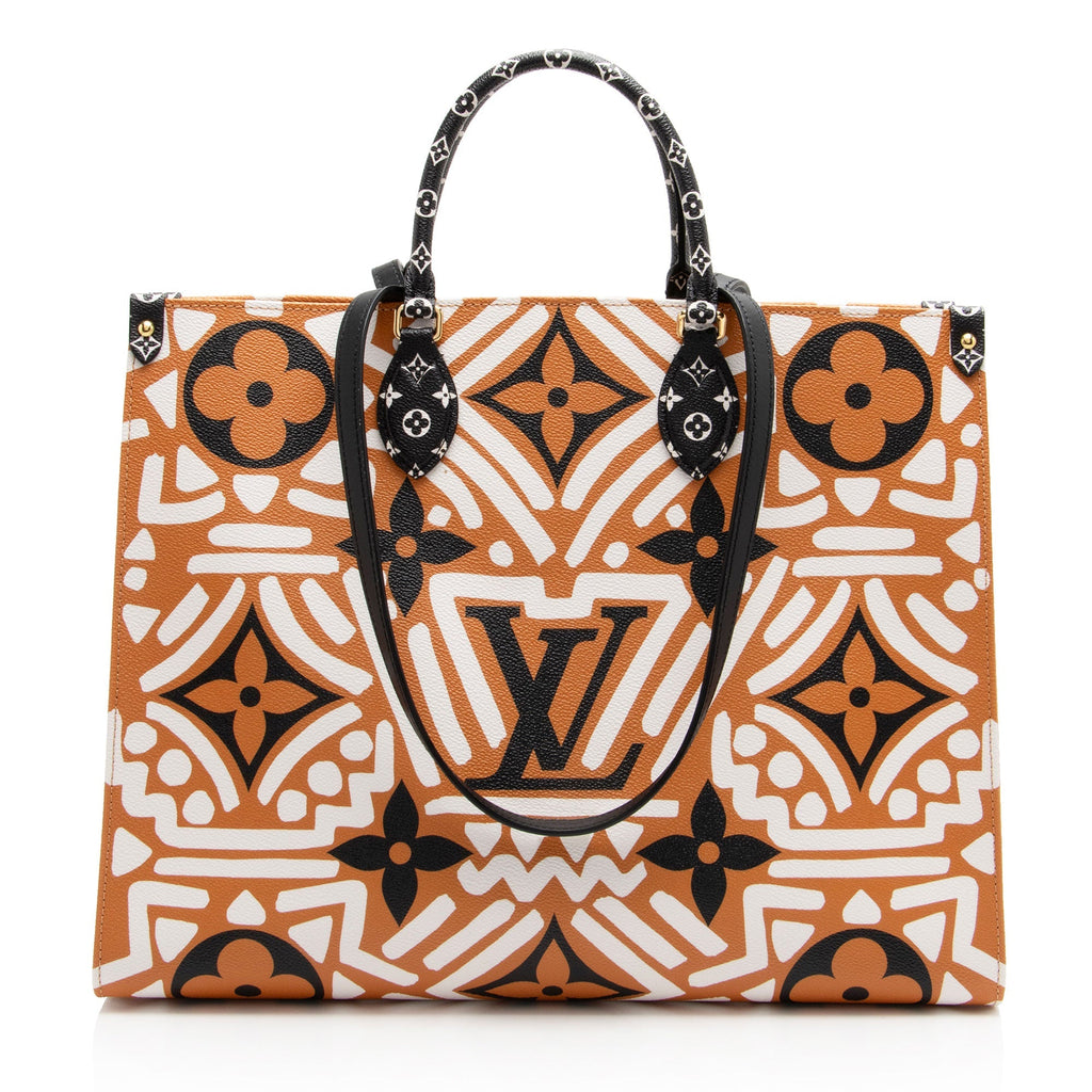 Louis Vuitton Limited Edition Monogram Crafty Onthego GM Tote (SHF-4snihc)