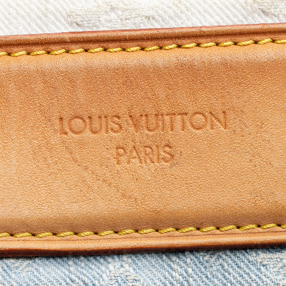 Louis Vuitton Limited Edition Monogram Denim Sunrise Hobo (SHF-21486)