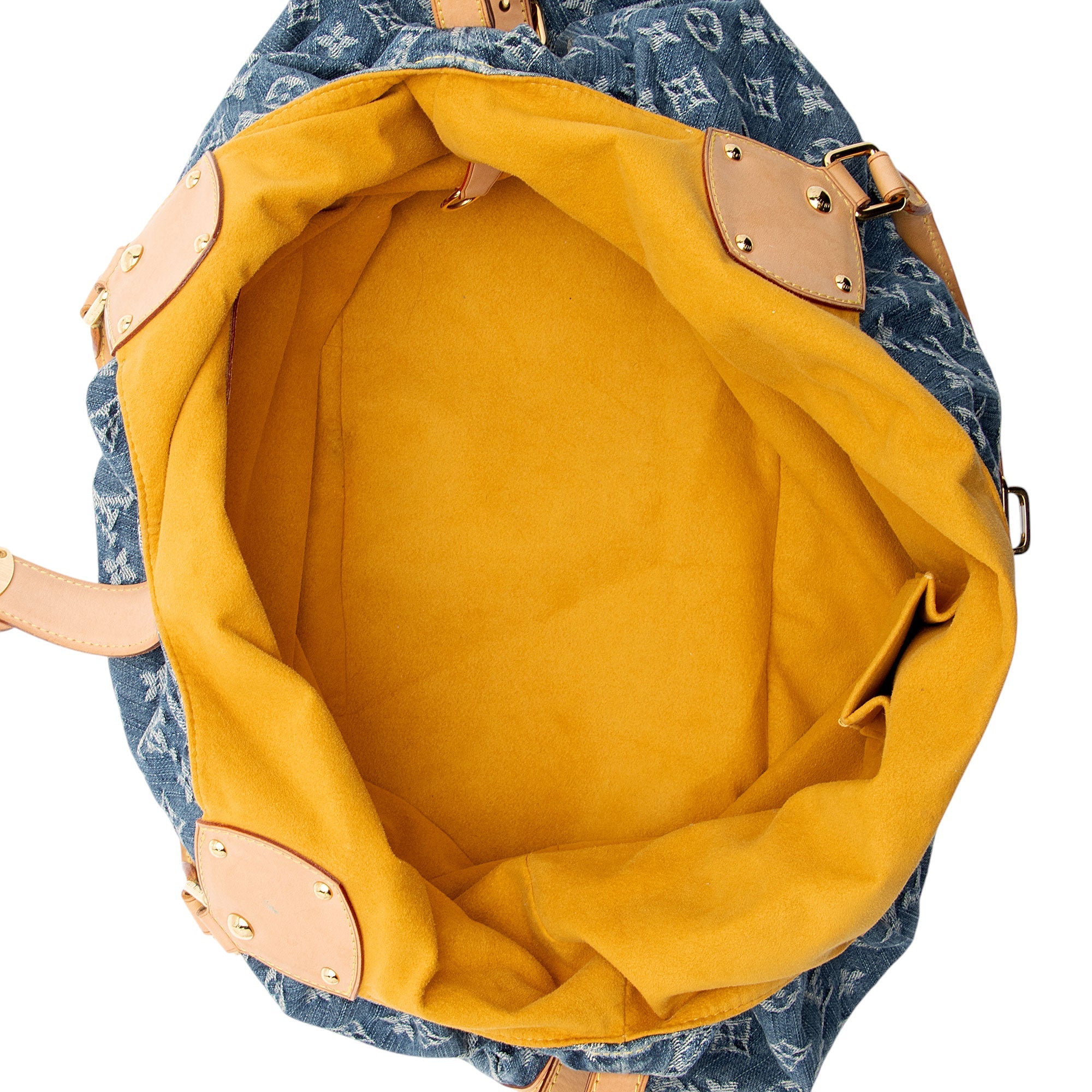 Louis Vuitton Limited Edition Monogram Denim XL Hobo (SHF-nzZZU8)