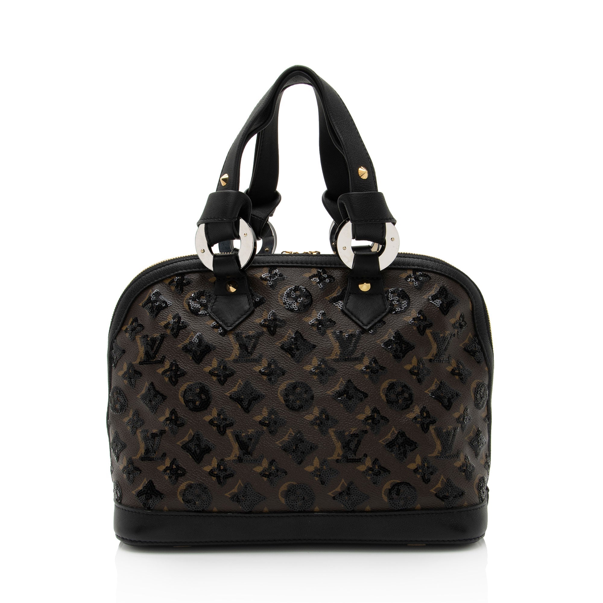 Louis Vuitton Limited Edition Monogram Eclipse Alma Satchel (SHF-dHcEEA)