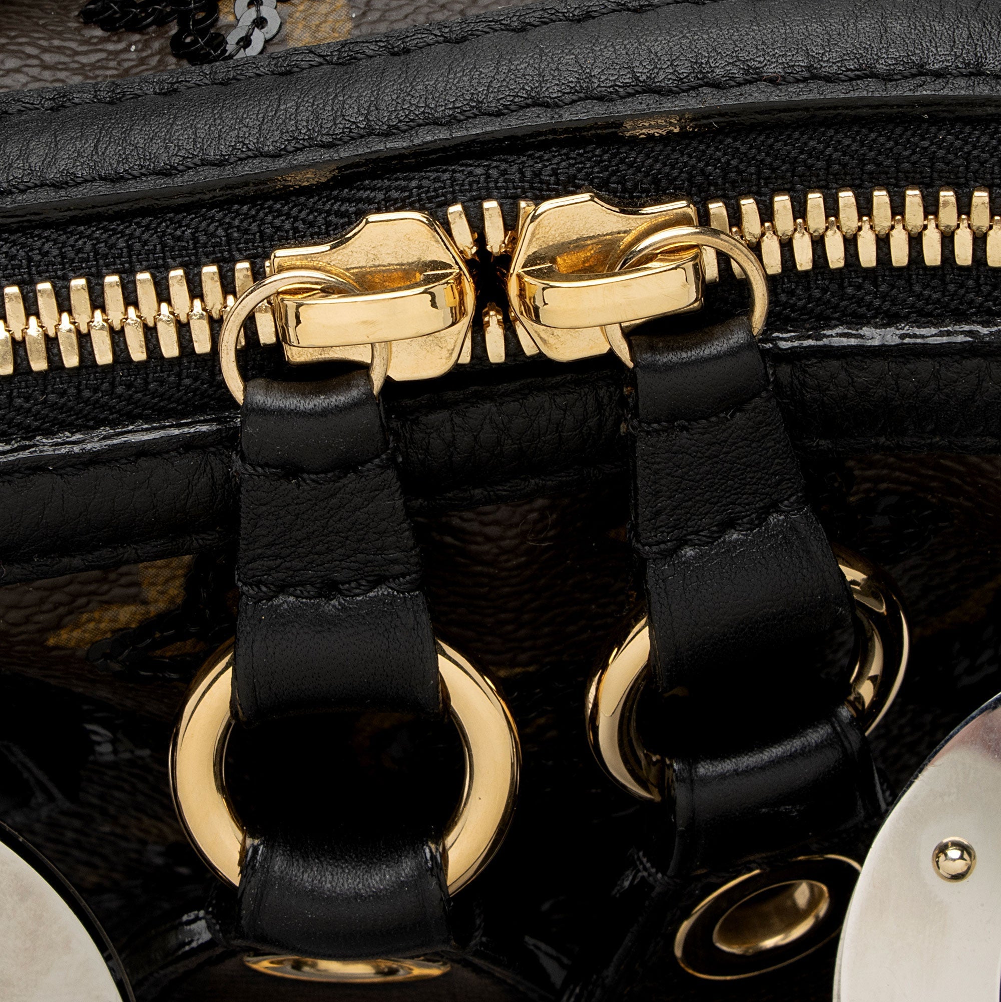 Louis Vuitton Limited Edition Monogram Eclipse Alma Satchel (SHF-dHcEEA)