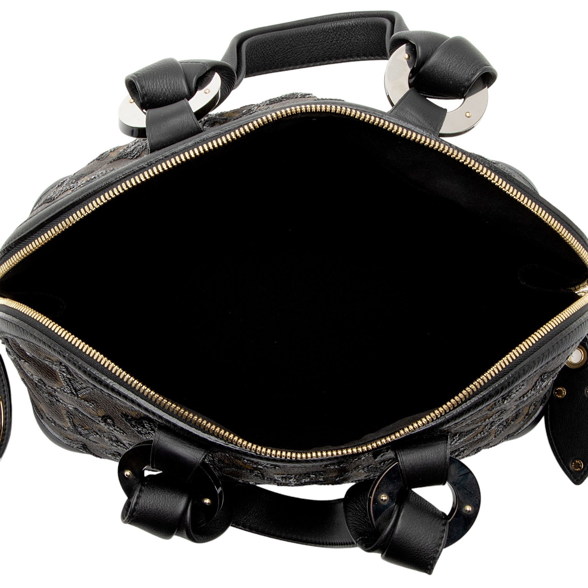 Louis Vuitton Limited Edition Monogram Eclipse Alma Satchel (SHF-dHcEEA)