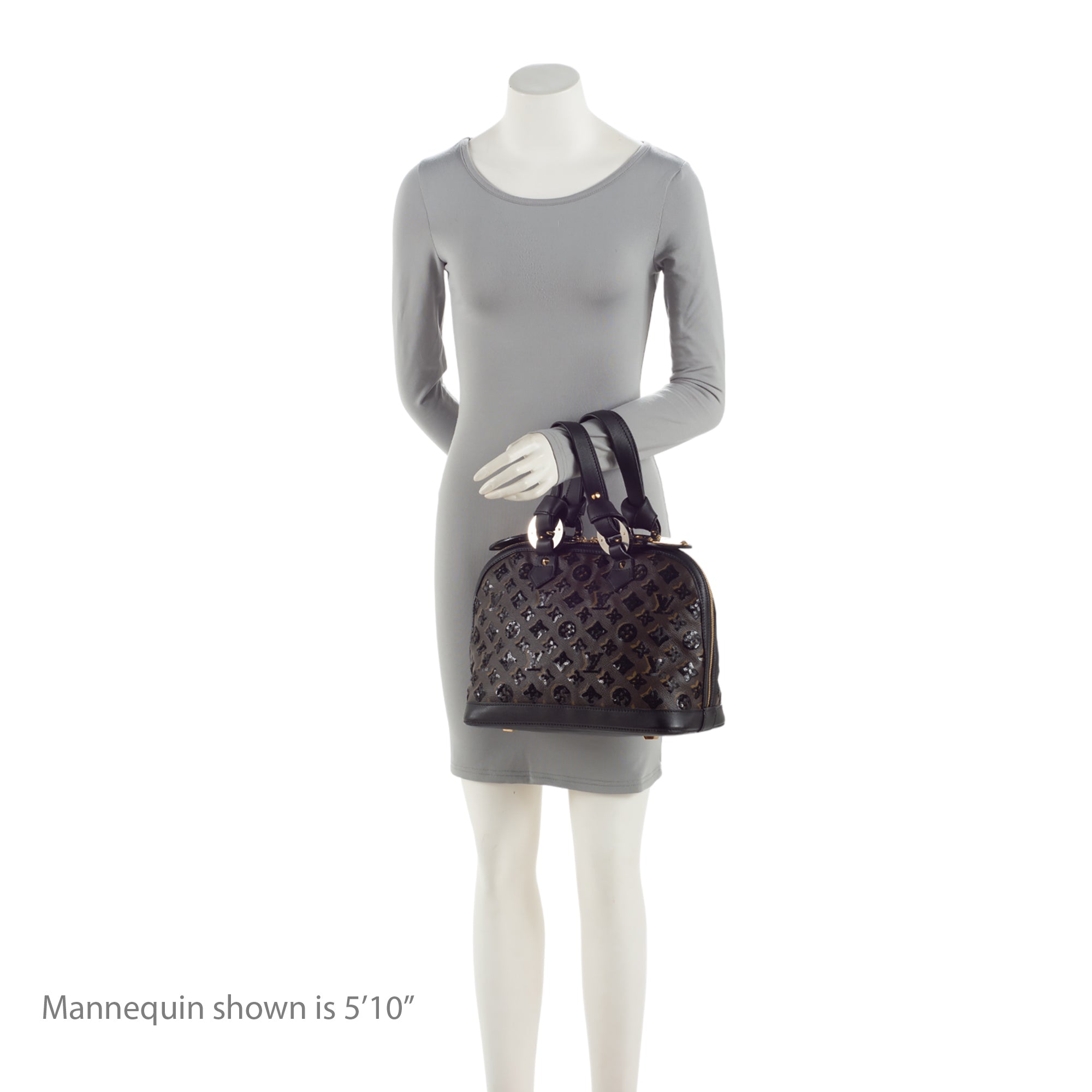 Louis Vuitton Limited Edition Monogram Eclipse Alma Satchel (SHF-dHcEEA)