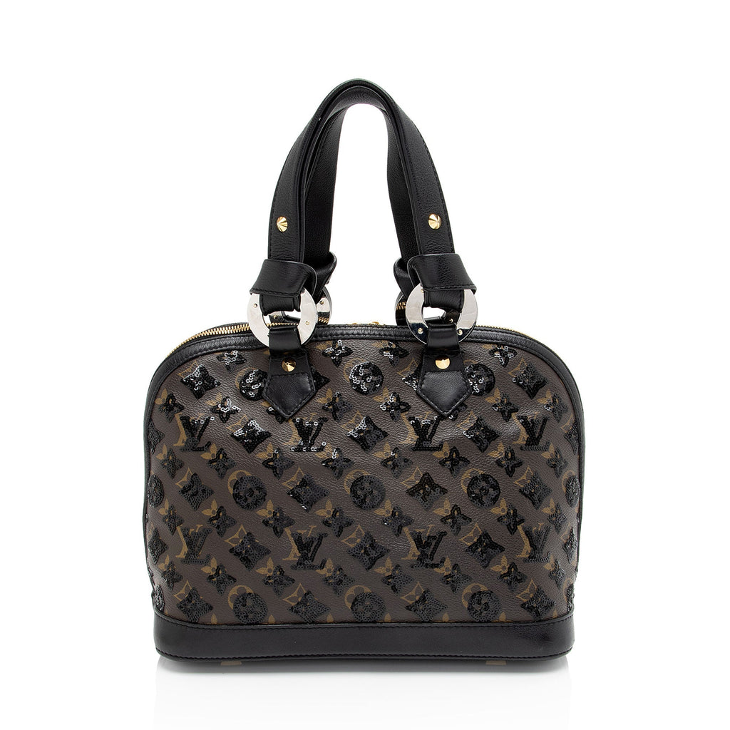 Louis Vuitton Limited Edition Monogram Eclipse Alma Satchel (SHF-nMS5IK)