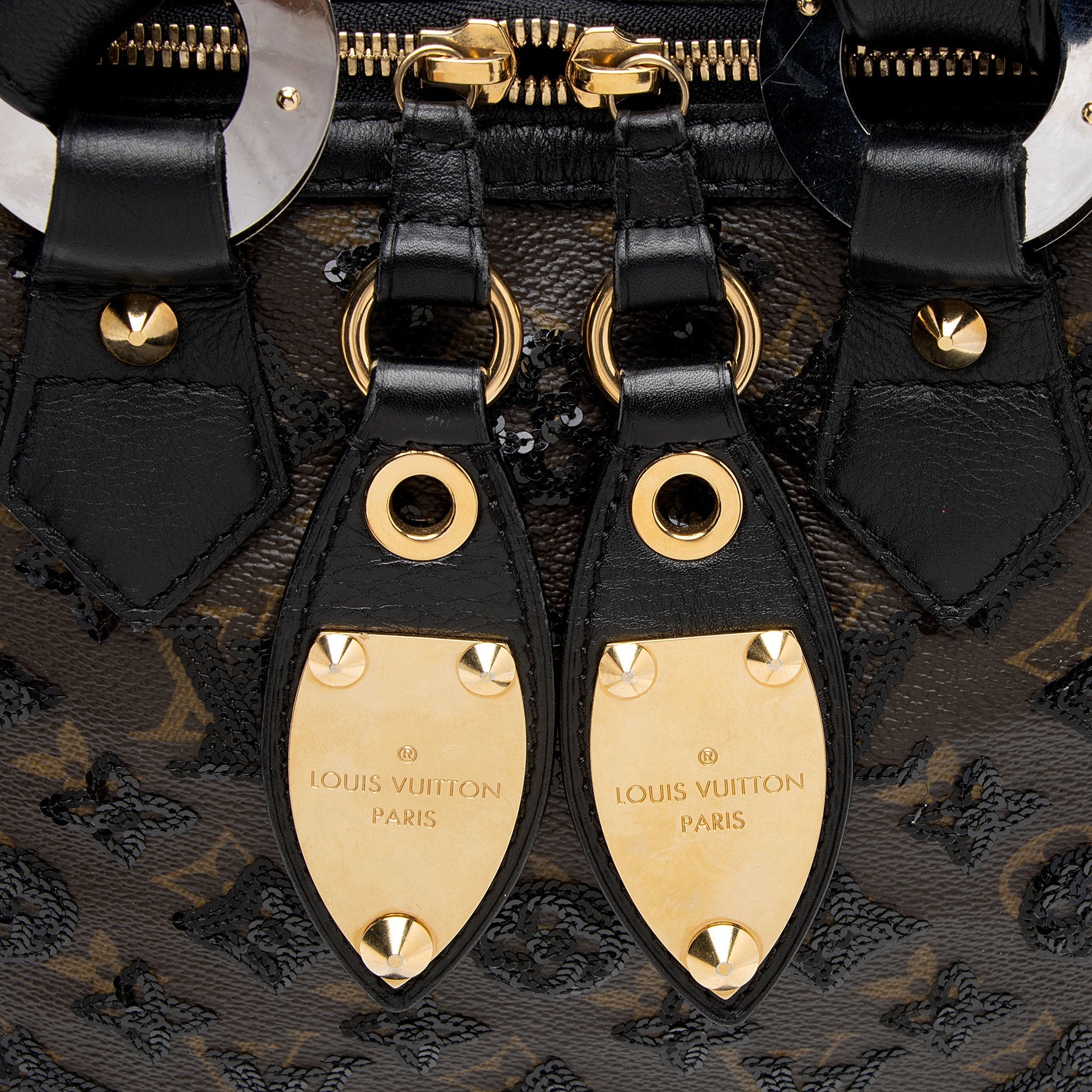 Louis Vuitton Limited Edition Monogram Eclipse Alma Satchel (SHF-nMS5IK)
