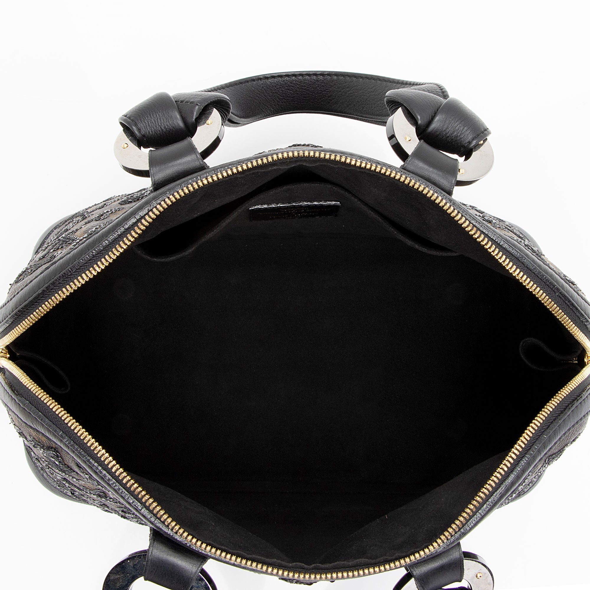 Louis Vuitton Limited Edition Monogram Eclipse Alma Satchel (SHF-nMS5IK)