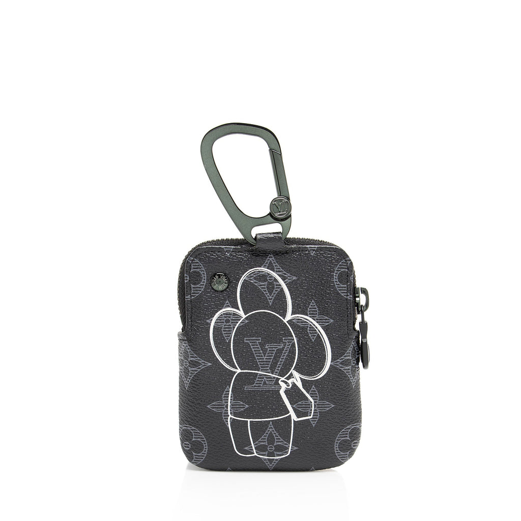 Louis Vuitton Limited Edition Monogram Eclipse Vivienne Bag Charm (SHF-wWOhBc)