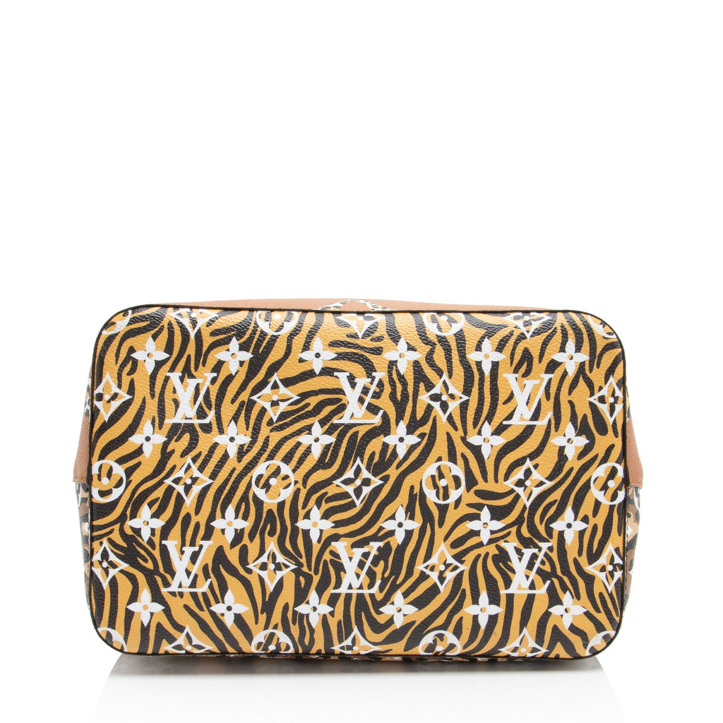 Louis Vuitton Limited Edition Monogram Giant Canvas Jungle Neonoe MM Shoulder Ba