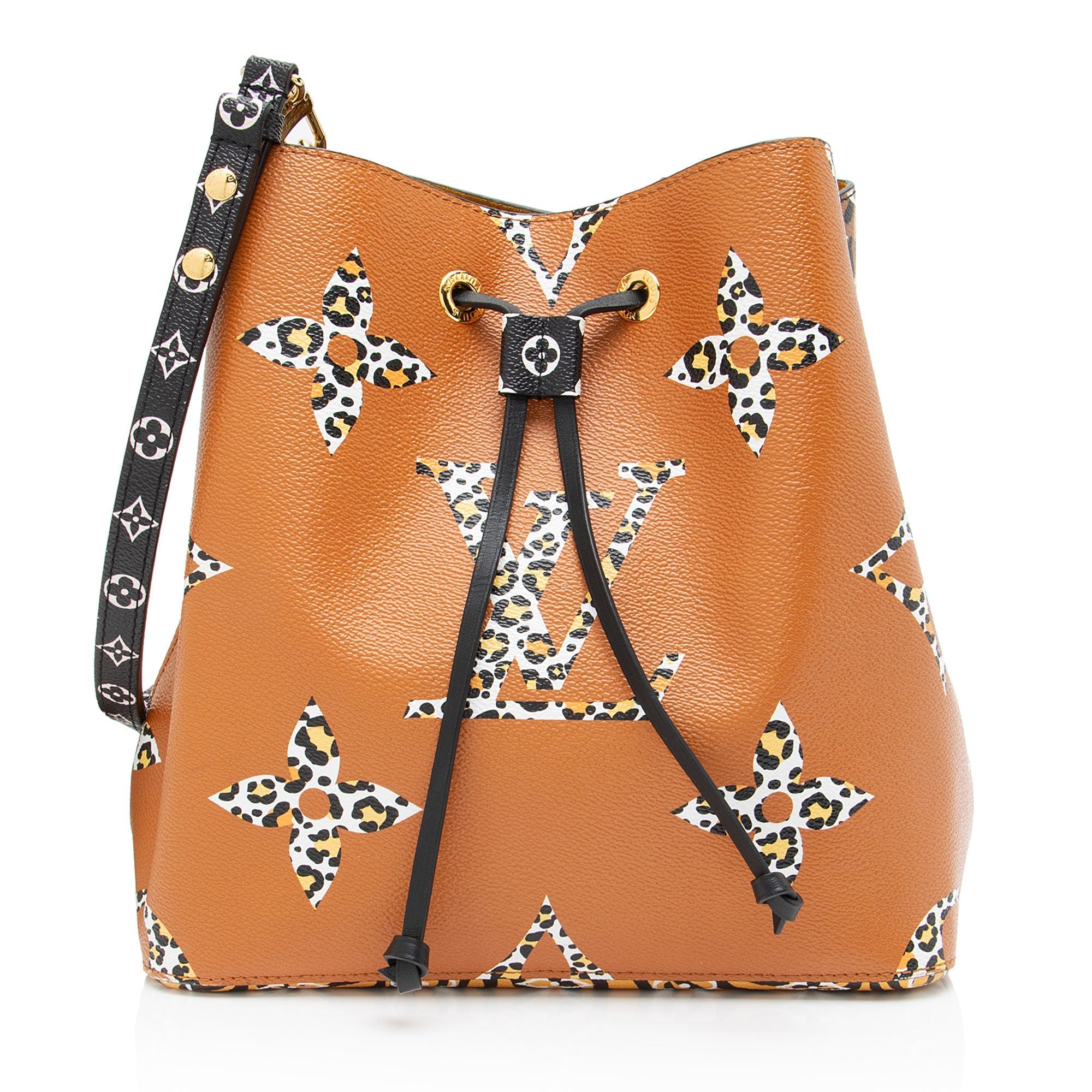 Louis Vuitton Limited Edition Monogram Giant Canvas Jungle Neonoe MM Shoulder Ba