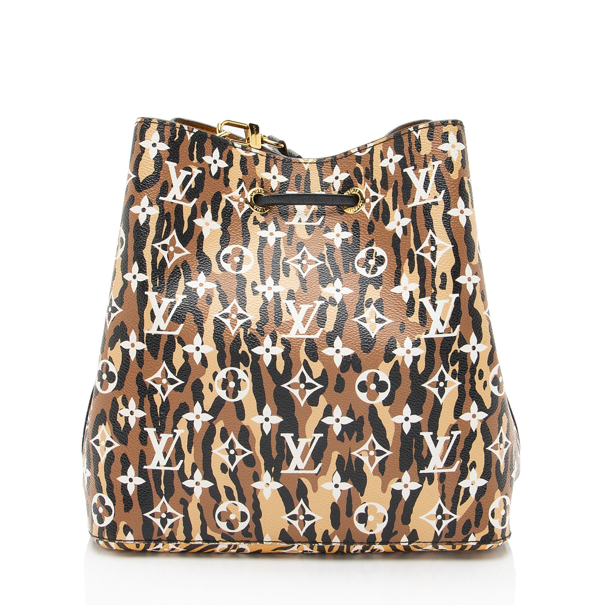 Louis Vuitton Limited Edition Monogram Giant Canvas Jungle Neonoe MM Shoulder Bag