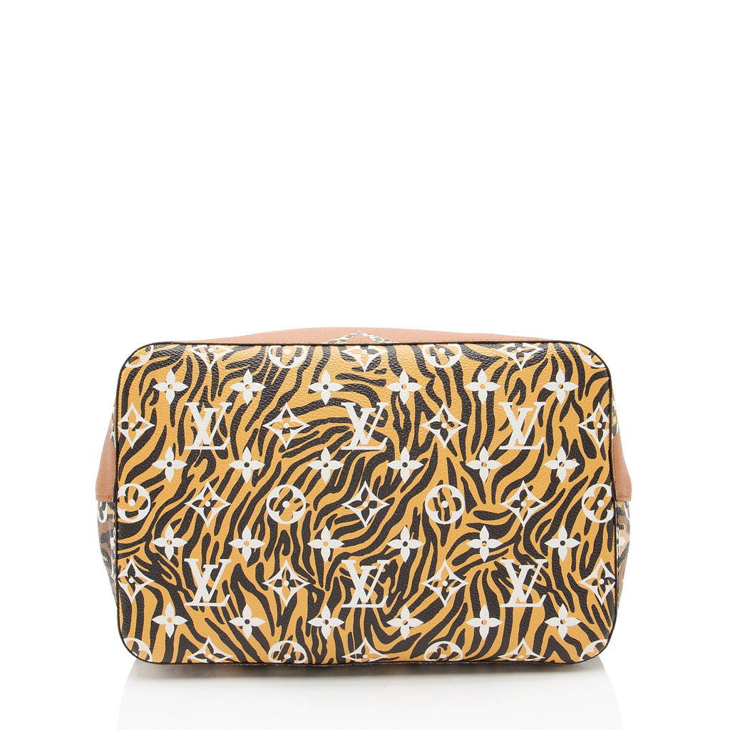 Louis Vuitton Limited Edition Monogram Giant Canvas Jungle Neonoe MM Shoulder Bag
