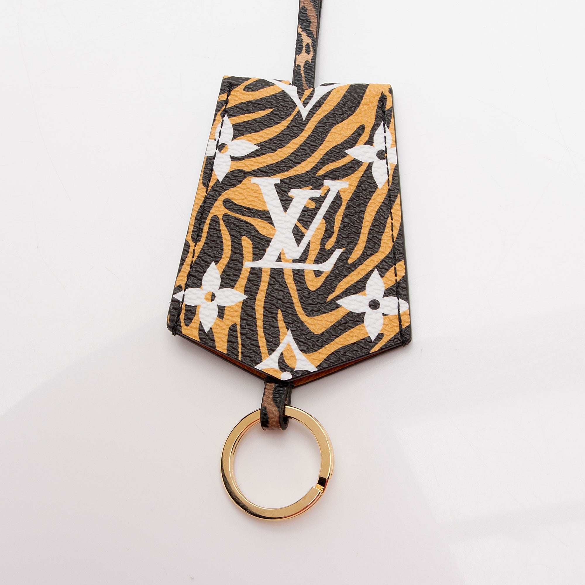 Louis Vuitton Limited Edition Monogram Giant Jungle Luggage Tag (SHF-frEXsn)