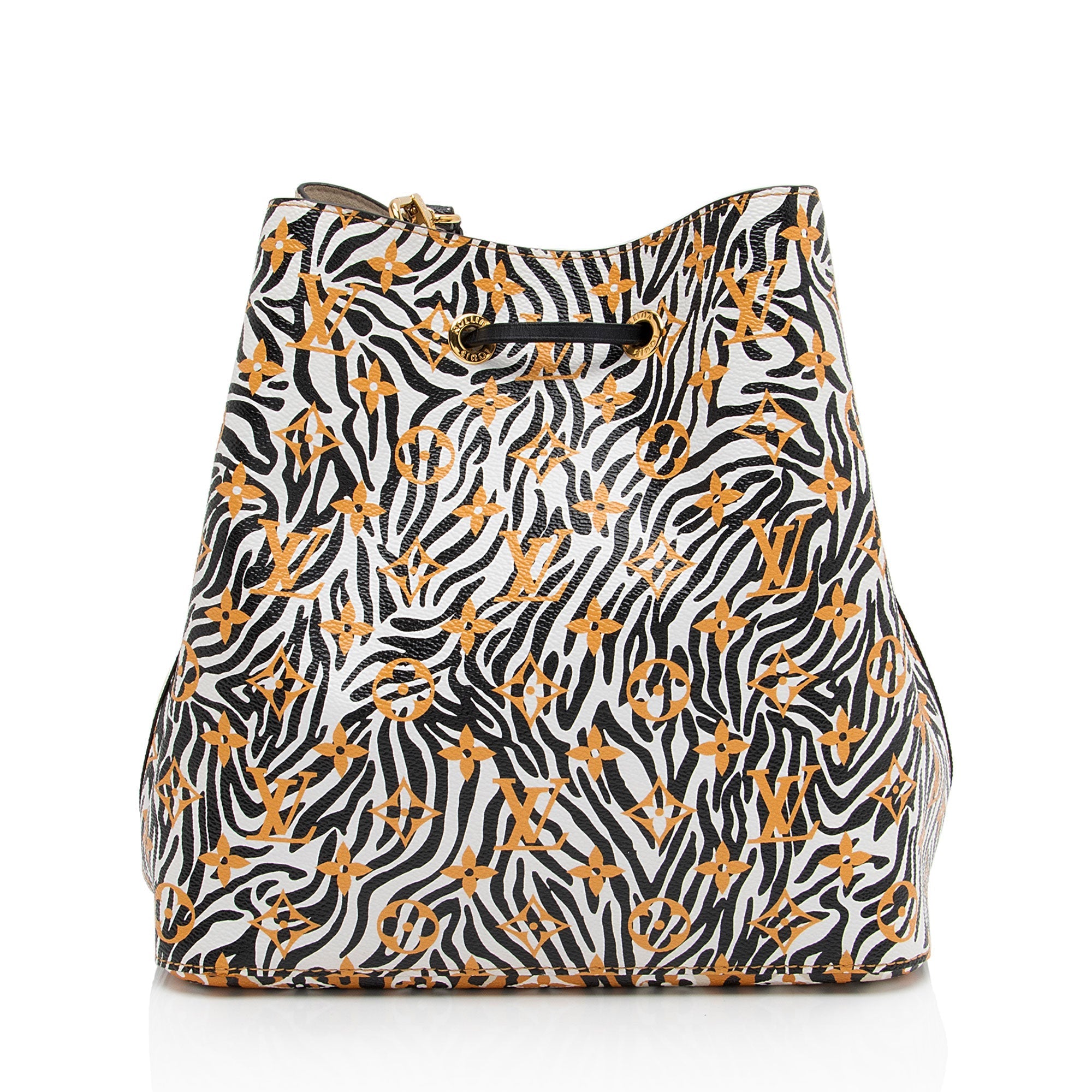 Louis Vuitton Limited Edition Monogram Giant Jungle Neonoe MM Shoulder Bag (SHF-Dk9oys)
