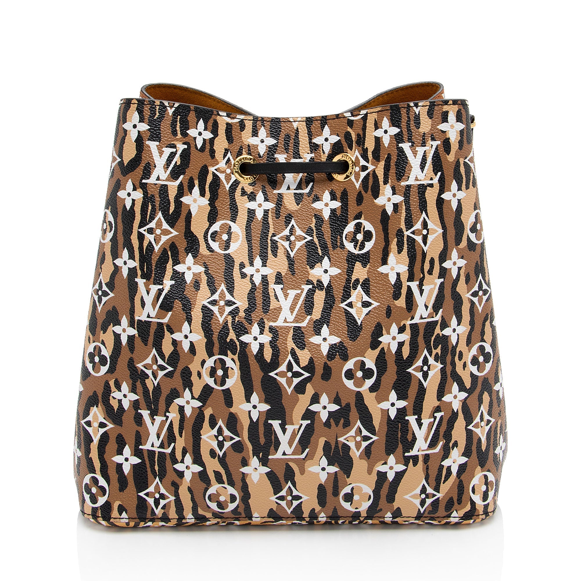 Louis Vuitton Limited Edition Monogram Giant Jungle Neonoe MM Shoulder Bag (SHF-3rqmFR)