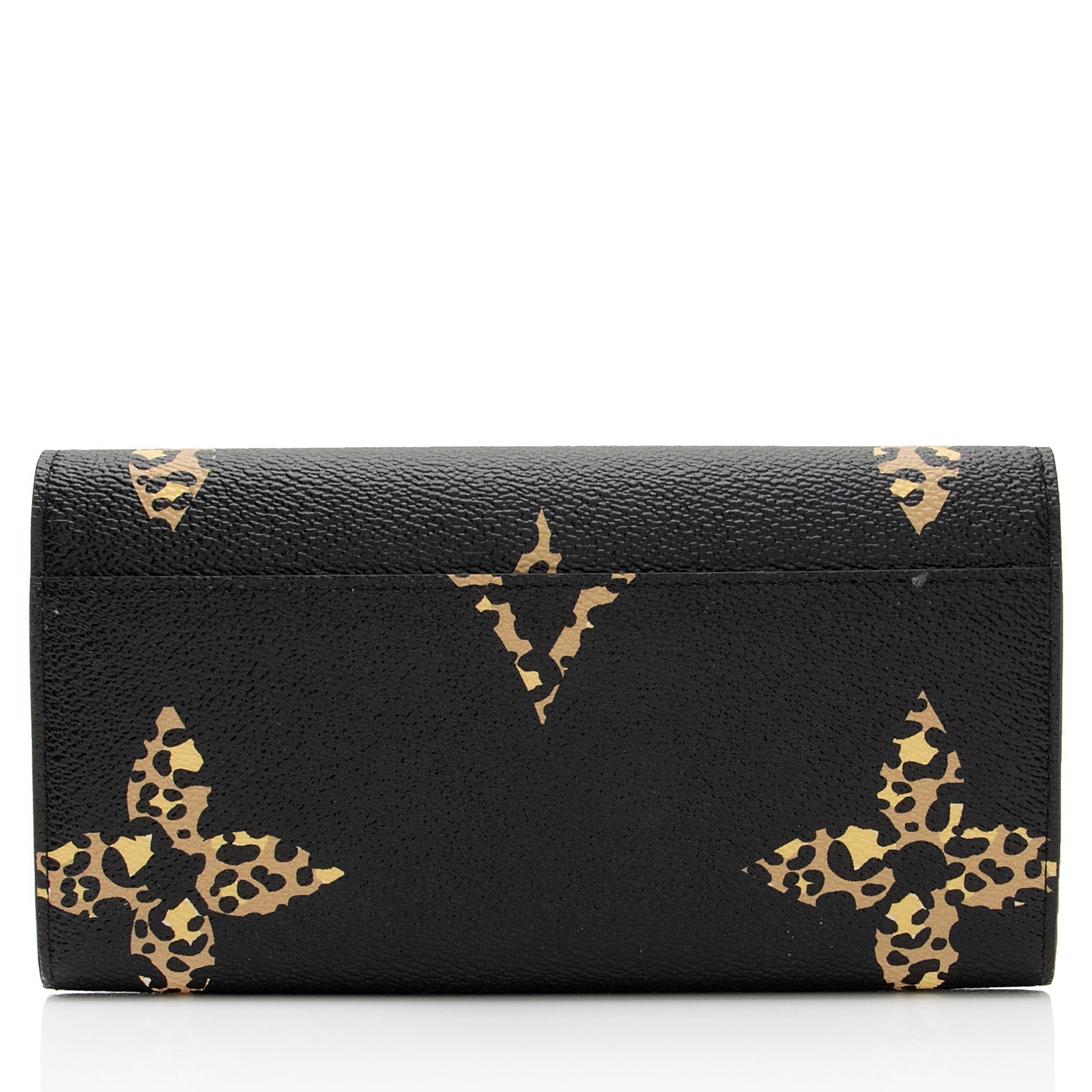 Louis Vuitton Limited Edition Monogram Giant Jungle Sarah Wallet (SHF-W6wwMJ)