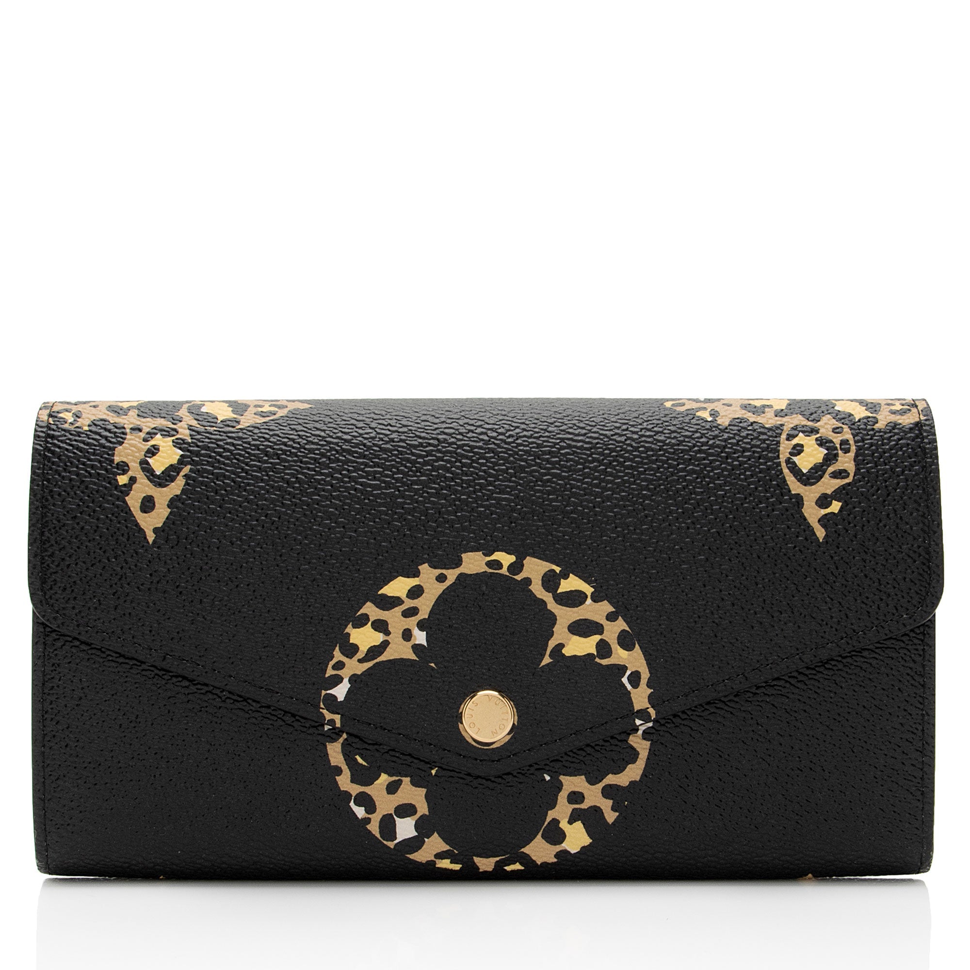 Louis Vuitton Limited Edition Monogram Giant Jungle Sarah Wallet (SHF-W6wwMJ)