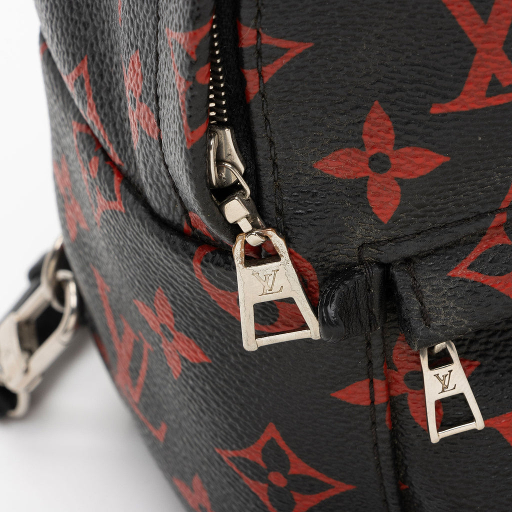 Louis Vuitton Limited Edition Monogram Infrarouge Palm Springs Mini Backpack (SHF-UuoXj7)