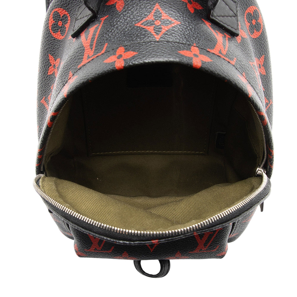 Louis Vuitton Limited Edition Monogram Infrarouge Palm Springs Mini Backpack (SHF-UuoXj7)