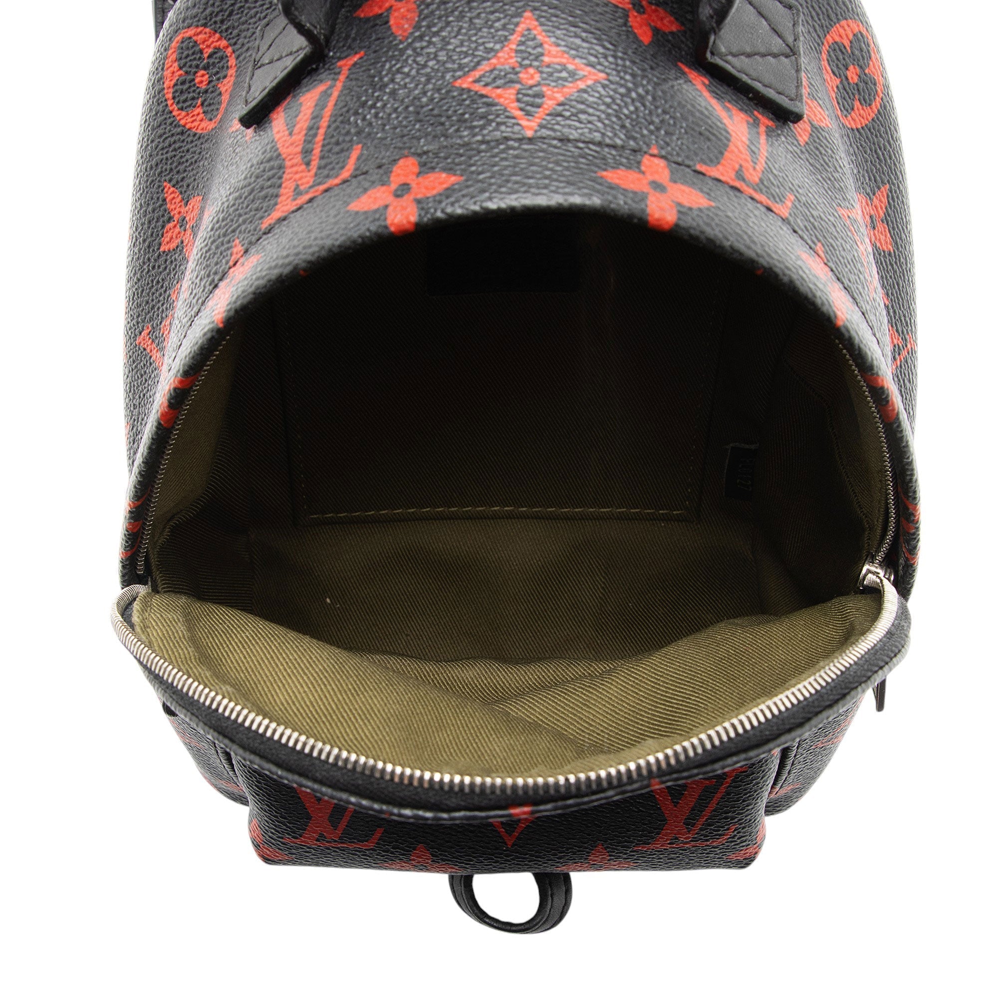 Louis Vuitton Limited Edition Monogram Infrarouge Palm Springs Mini Backpack (SHF-UuoXj7)
