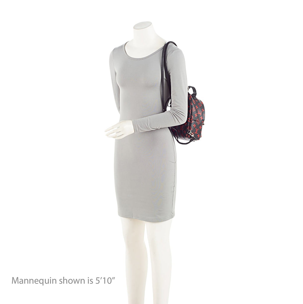Louis Vuitton Limited Edition Monogram Infrarouge Palm Springs Mini Backpack (SHF-UuoXj7)