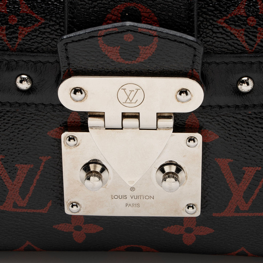 Louis Vuitton Limited Edition Monogram Infrarouge Petite Malle Soft Bag (SHF-qVIXct)