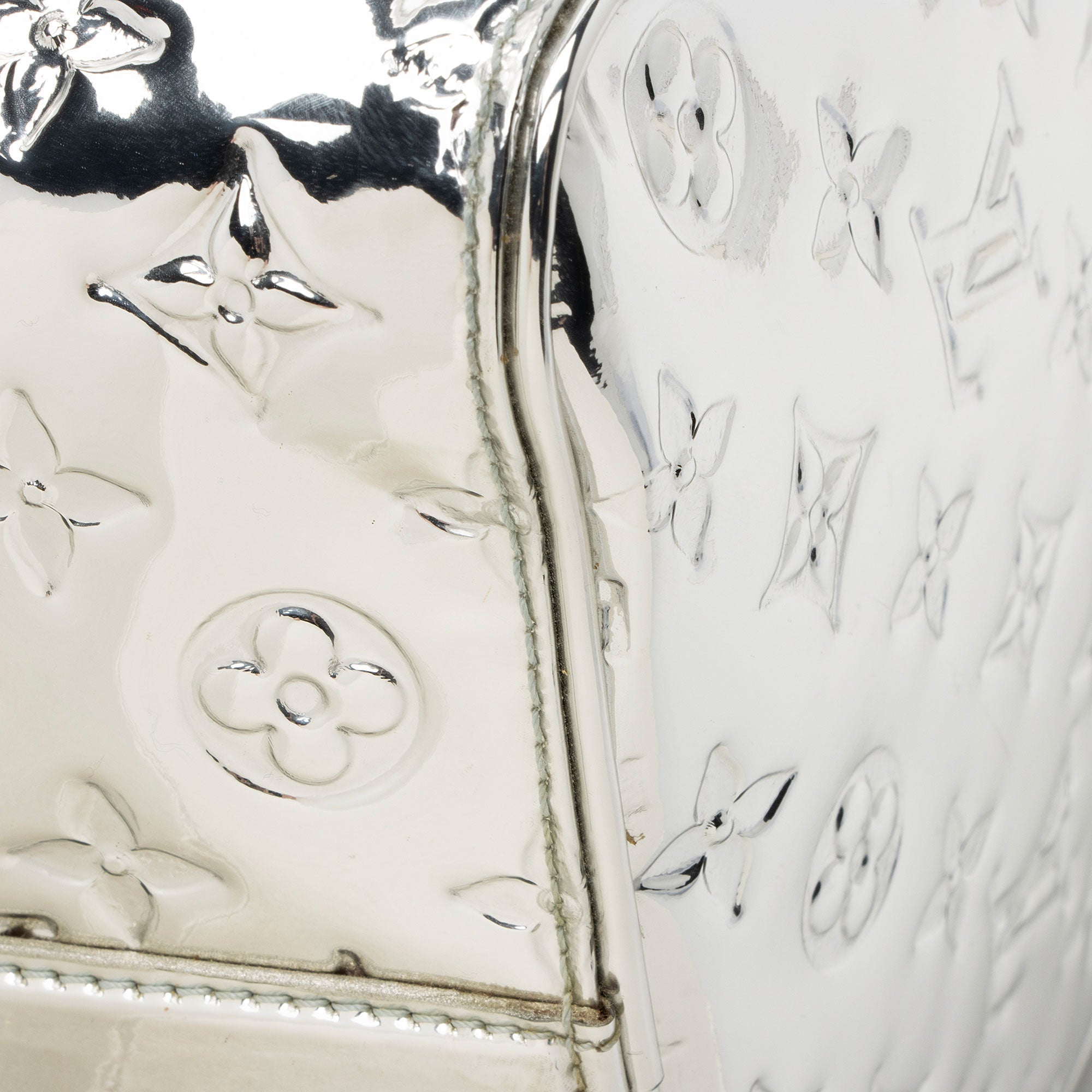 Louis Vuitton Limited Edition Monogram Miroir Speedy 35 Satchel (SHF-Ge2Emn)