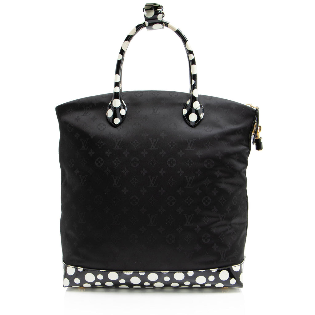 Louis Vuitton Limited Edition Monogram Nylon Infinity Dots Lockit MM Satchel