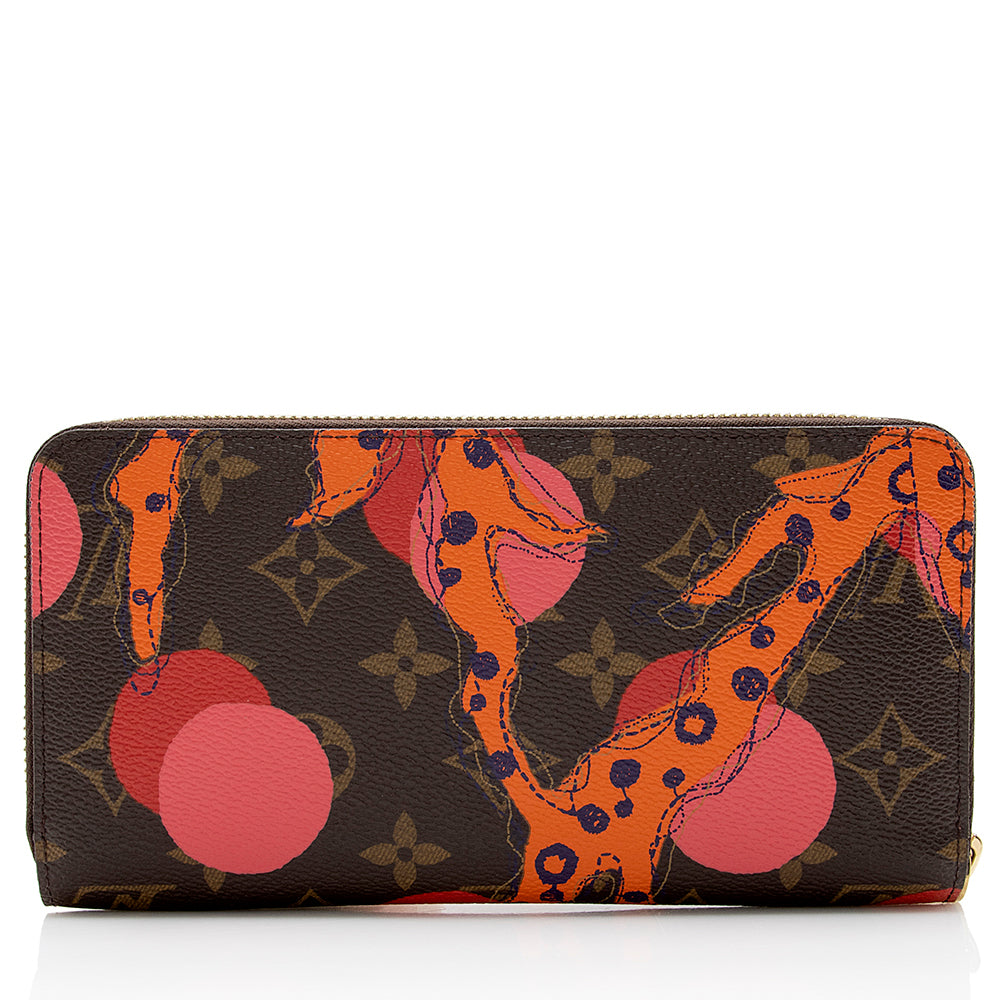 Louis Vuitton Limited Edition Monogram Ramages Zippy Wallet (SHF-15162)