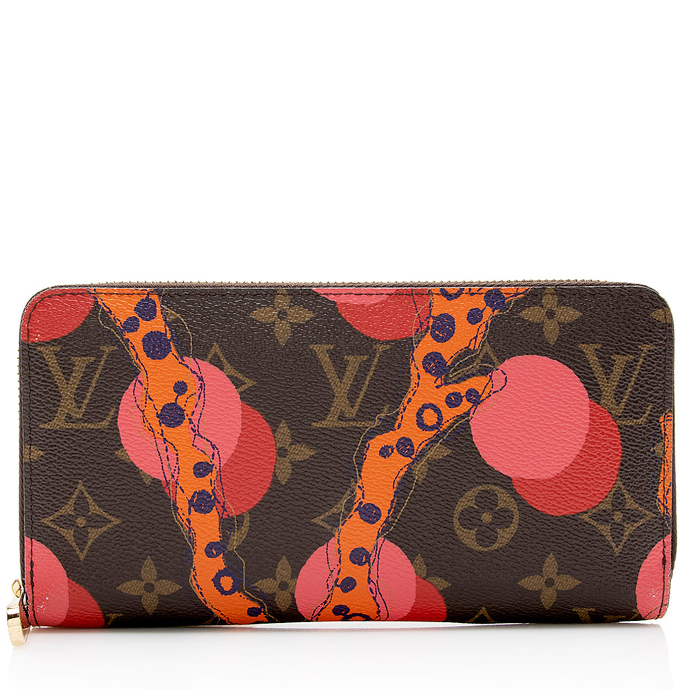 Louis Vuitton Limited Edition Monogram Ramages Zippy Wallet (SHF-15162)