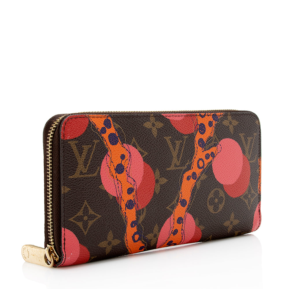 Louis Vuitton Limited Edition Monogram Ramages Zippy Wallet (SHF-15162)