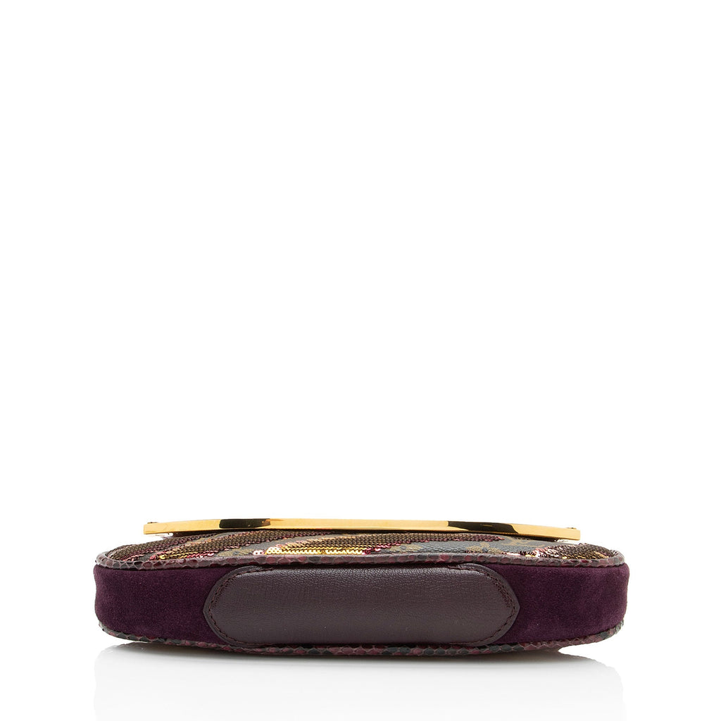 Louis Vuitton Limited Edition Monogram Savage Cub Clutch