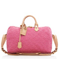 Louis Vuitton Limited Edition Monogram Stone Canvas Speedy Bandouliere 35 Satchel (SHF-khsr3j)