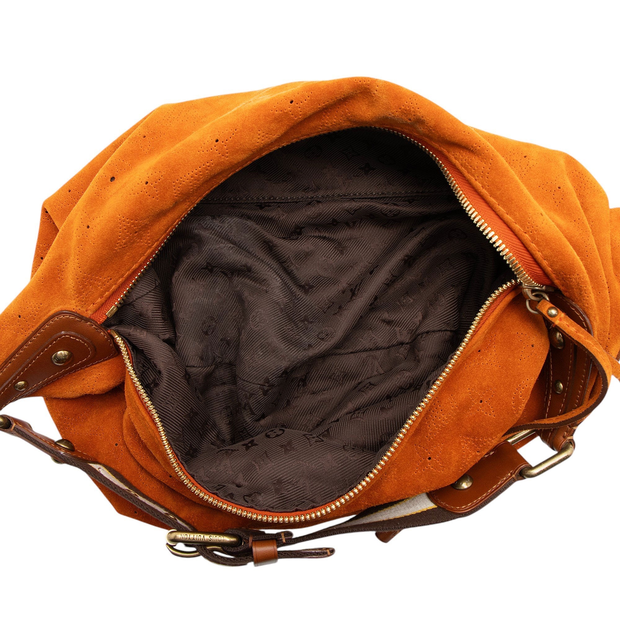 Louis Vuitton Limited Edition Monogram Suede Onatah GM Hobo (SHF-G76oTY)