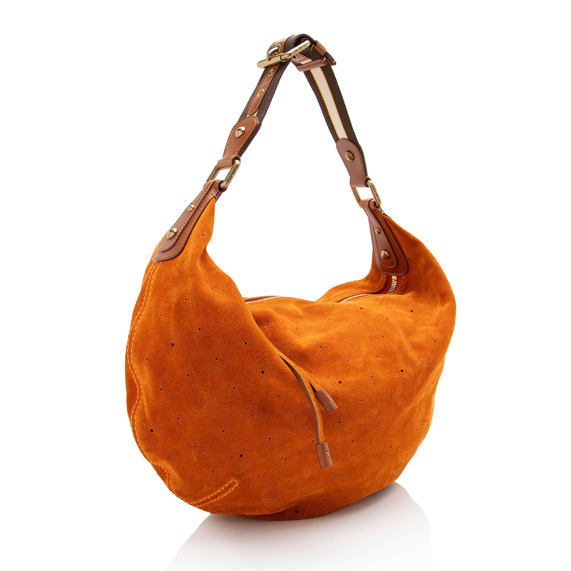 Louis Vuitton Limited Edition Monogram Suede Onatah GM Hobo (SHF-G76oTY)