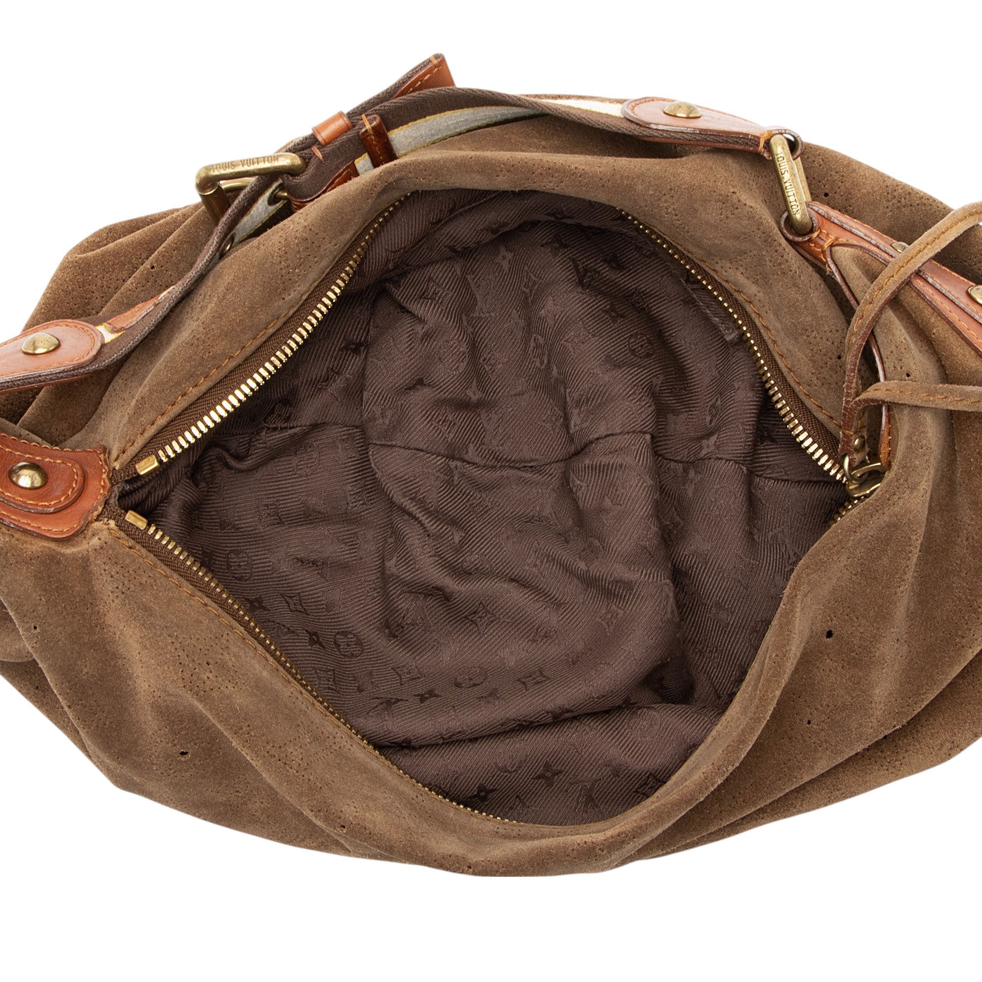 Louis Vuitton Limited Edition Monogram Suede Onatah GM Hobo